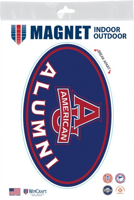 American University Alumni 3.5 x 5.5 Oval Magnet