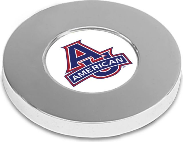 CSI Silver Paperwitheight (Gift Boxed) With Colored Medallion - ONLINE ONLY