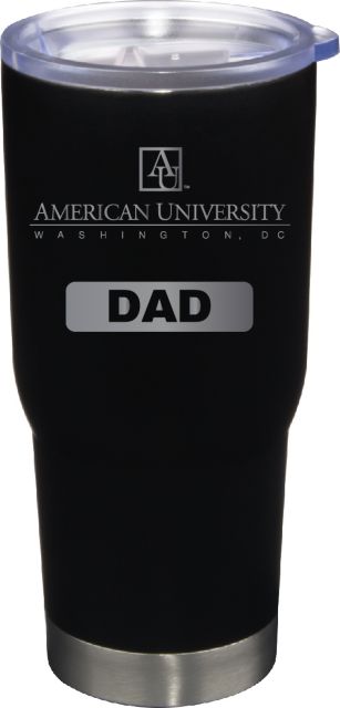 22 oz Matte Black Stainless Steel Tumbler Dad