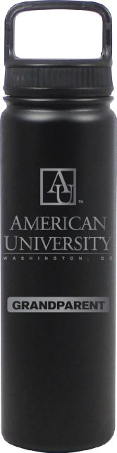 24 oz Matte Black Stainless Steel Water Bottle Grandparent