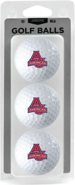 American University 3 Pack Golf Balls