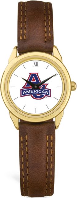 CSI Withomens Browithn Leather Withatch With Colored Medallion - ONLINE ONLY