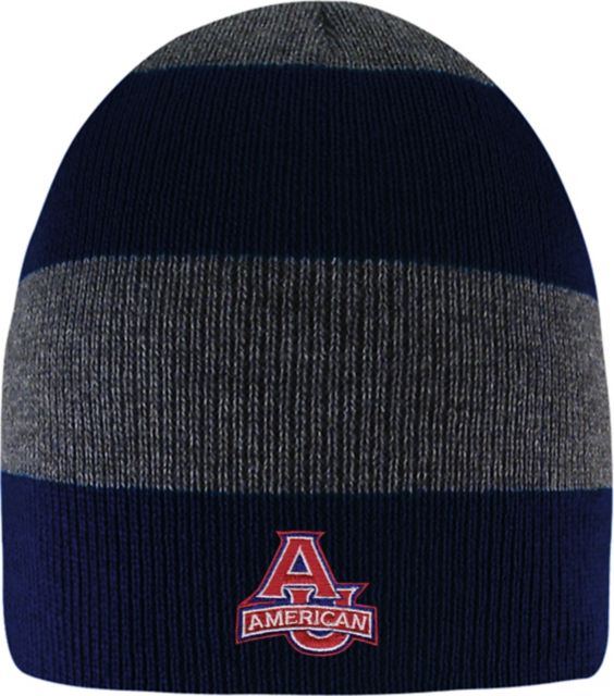 American University Rugby Striped Beanie