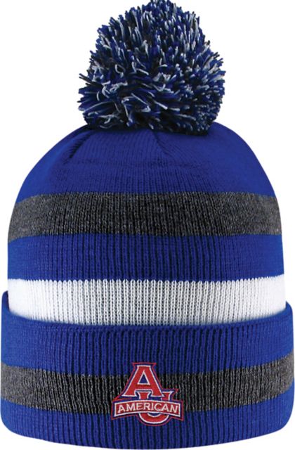 American University Knit Cuff Pom Hat