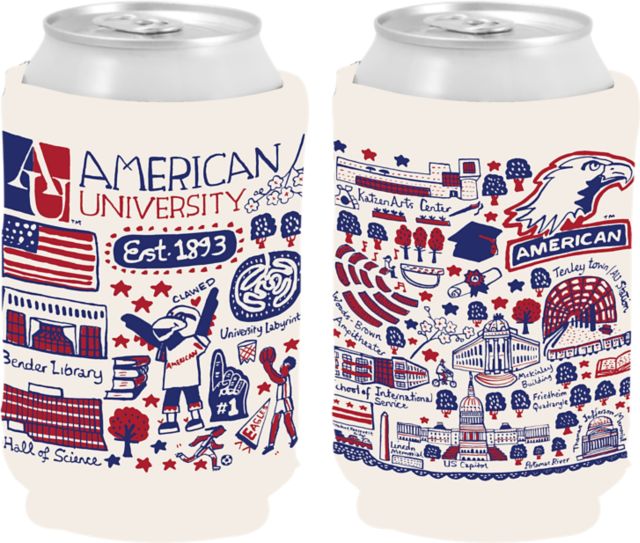 American University Julia Gash Can Coozie