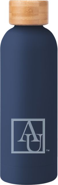 American University Blair Stainless Steel Bottle w/ Bamboo Lid 17 oz