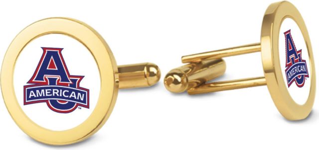 CSI Gold Cufflinks (Gift Boxed) With Colored Medallion - ONLINE ONLY