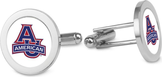 CSI Silver Cufflinks (Gift Boxed) With Colored Medallion - ONLINE ONLY