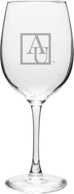 American University 16 oz. Wine Glass