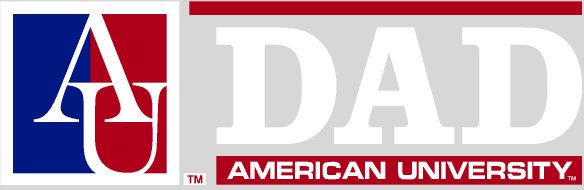 American University Dad Decal