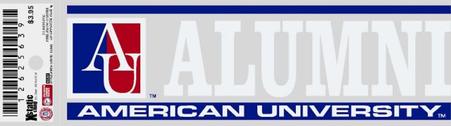 American University Alumni Cling Decal