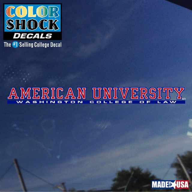 American University College of Law Strip Decal