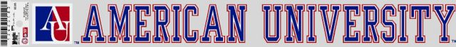 American University Strip Decal