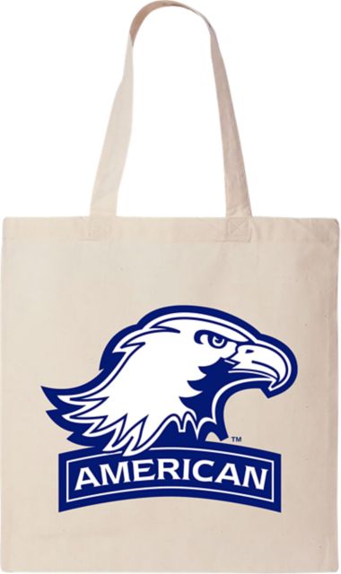 American University 15 x 16 Canvas Tote Bag