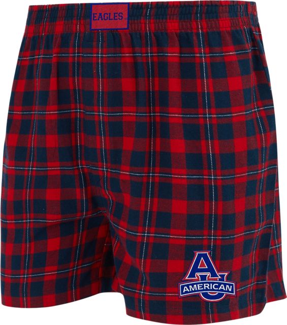 American University Flannel Boxers