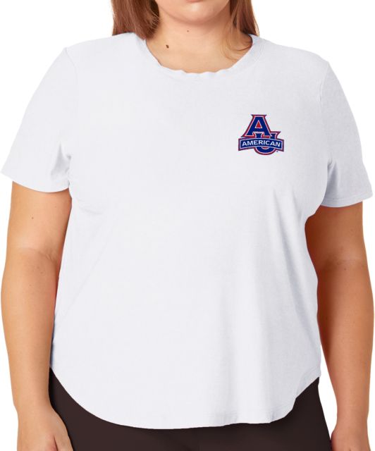 American University Beyond Yoga On The Downlow Short Sleeve T-Shirt Plus Sizes