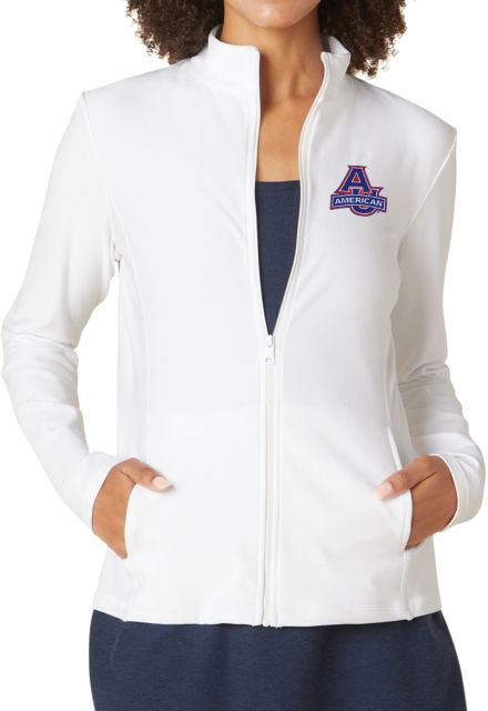 American University Beyond Yoga On The Go Mockneck Jacket