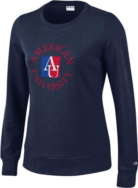 american university crew neck