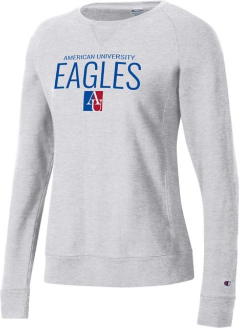 American University Women's Eagles Sweatshirt | Chicka-D | Navy | XLarge