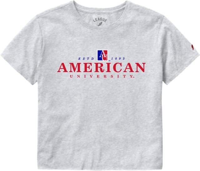 American University Eagles Women's Crop Short Sleeve T-Shirt