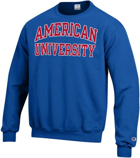 american university crew neck