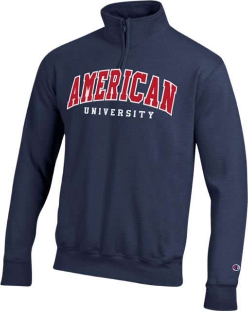 American University 1/4 Zip Powerblend Jacket