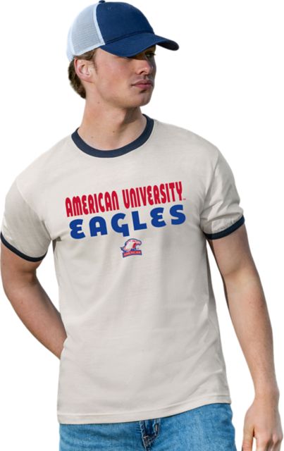 American University Ringer Short Sleeve T-Shirt