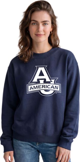 American University Women's Mockneck Sweatshirt