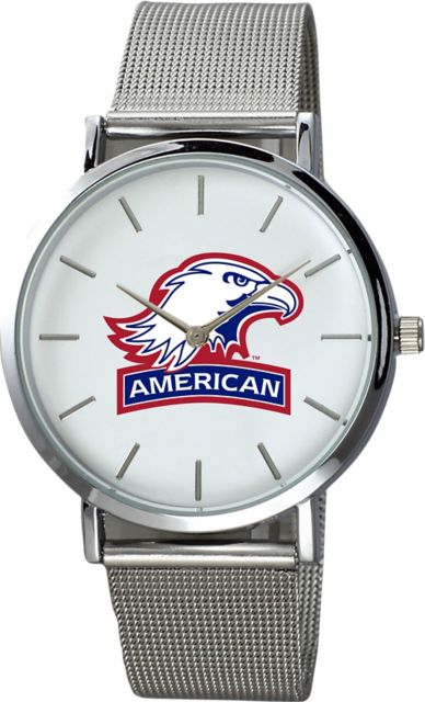 American University 40mm Stainless Steel Watch