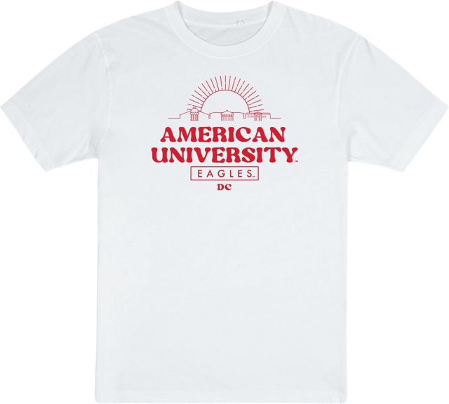 American University Garment Dye Short Sleeve T-Shirt - ONLINE ONLY