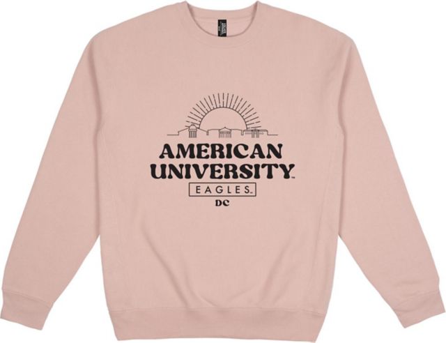 American university crew clearance neck