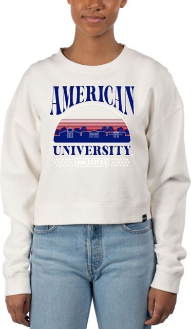 American University Women's Cropped Crewneck
