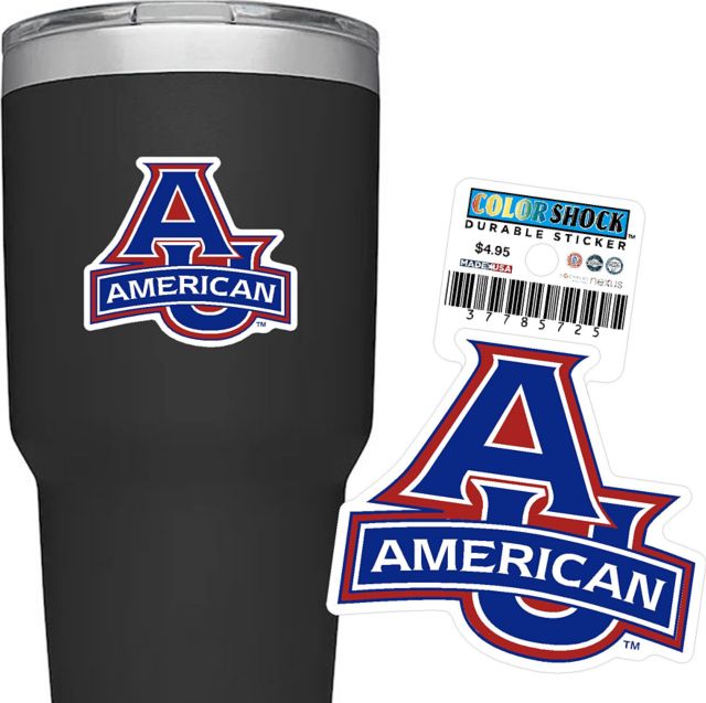 American University Durable Sticker