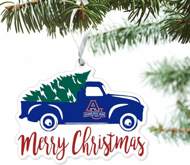 American University Eagles 3'' x 4'' Ornament