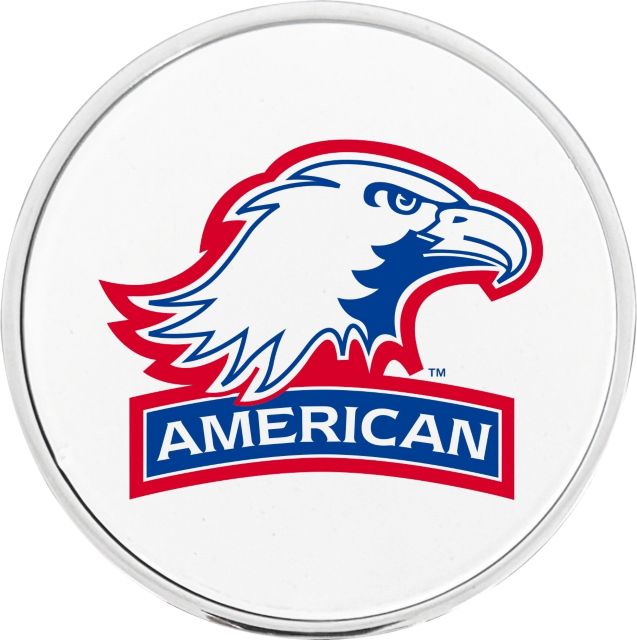 American University Eagles Circle Adhesive Emblem