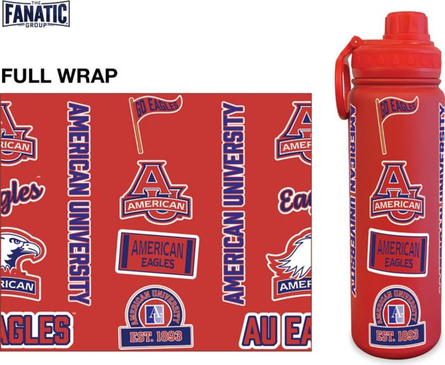 American University 24 oz. Full Wrap Bottle