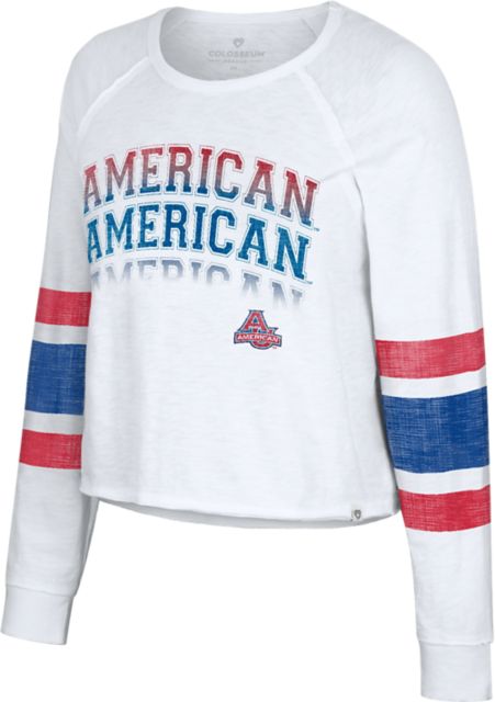 American University Eagles Cropped Tank Top: American University