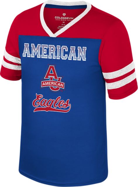 American University Eagles Youth Girls Bling Short Sleeve T-Shirt