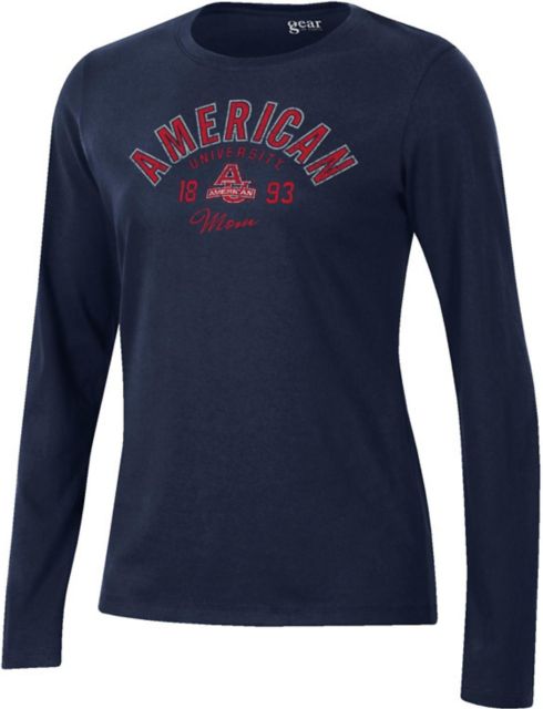 American University Women's Eagles Sweatshirt | Chicka-D | Navy | XLarge