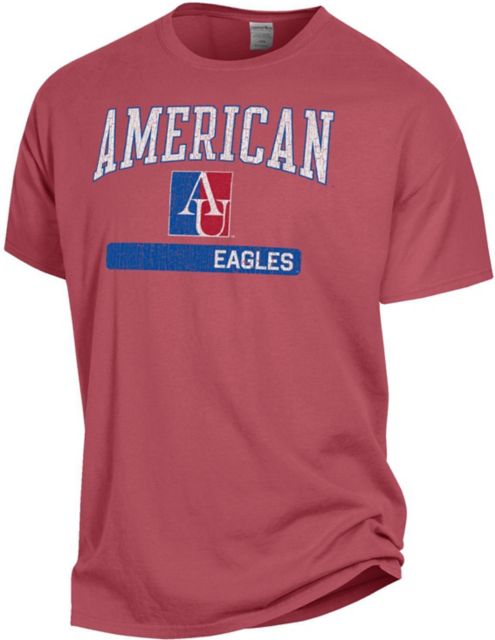 American University Garment Dyed Short Sleeve Tee - ONLINE ONLY