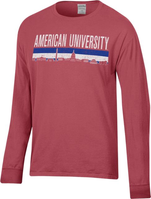 American University Skyline Long Sleeve T-Shirt