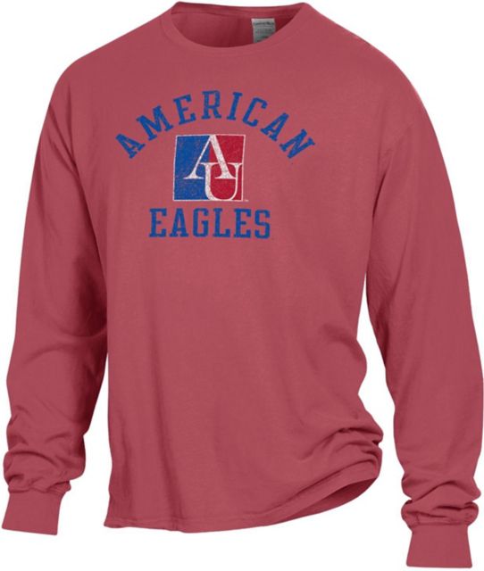 American University Garment Dyed Long Sleeve Tee - ONLINE ONLY