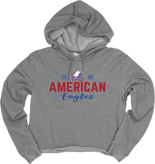 American University Women's Eagles Sweatshirt | Chicka-D | Navy | XLarge