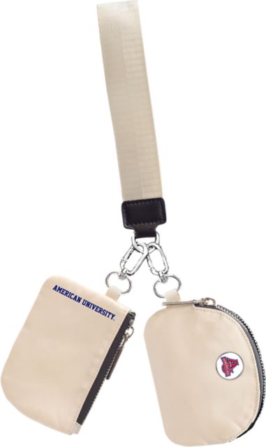 American University Oversized Key Strap Coin Purse