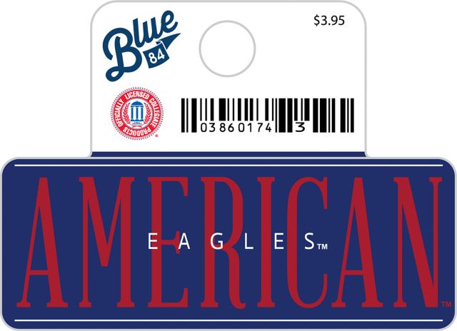American University Eagles Mini Sticker