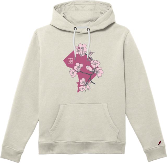 American University Cherry Blossom Hooded Sweatshirt