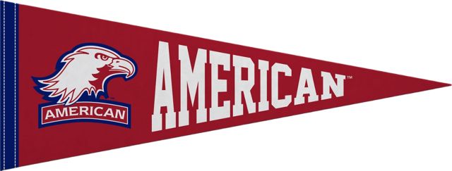 American University 9"X24" Full Color Pennant