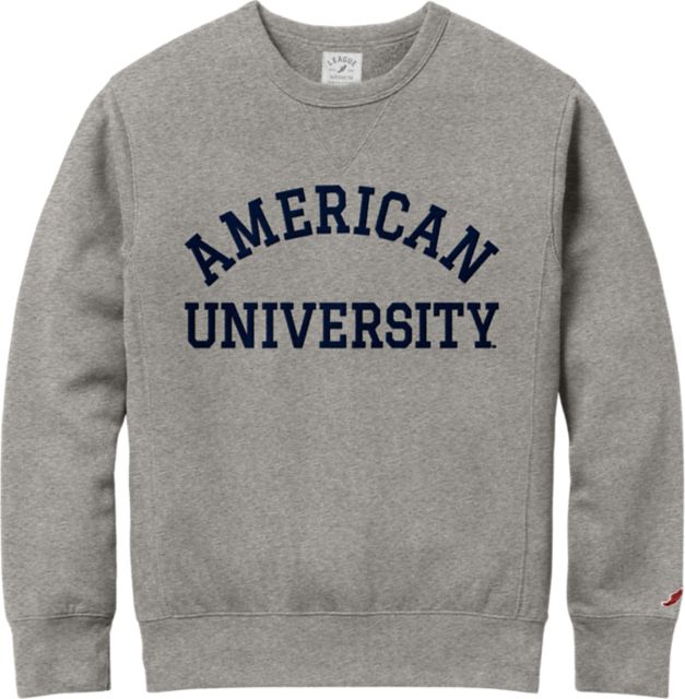 American University Eagles Tie Dye Crewneck Sweatshirt | League | Limestone | Small