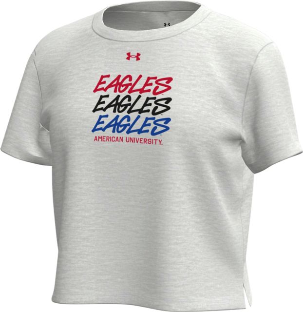 American University Eagles Youth Crop Short Sleeve T-Shirt