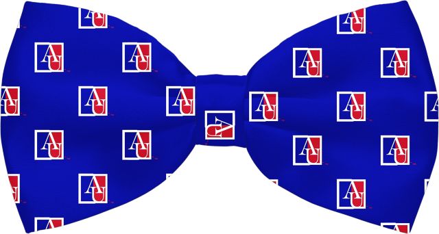 American University Eagles Silk Bowtie